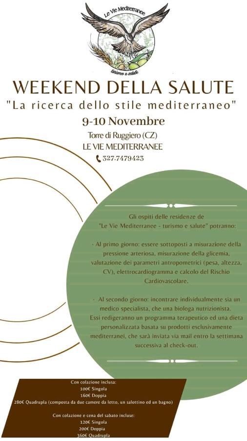 Le Vie Mediterranee Torre di Ruggiero Exterior photo